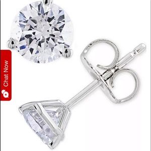 Certified Diamond(3/4 ct. t.w.)Stud Earrings14K WG